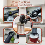 4-In-1 Multifunctional Can Opener Manual, Can Openers - Image 6