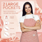 Janmercy 24 Pcs Aprons for Women Men - Image 3