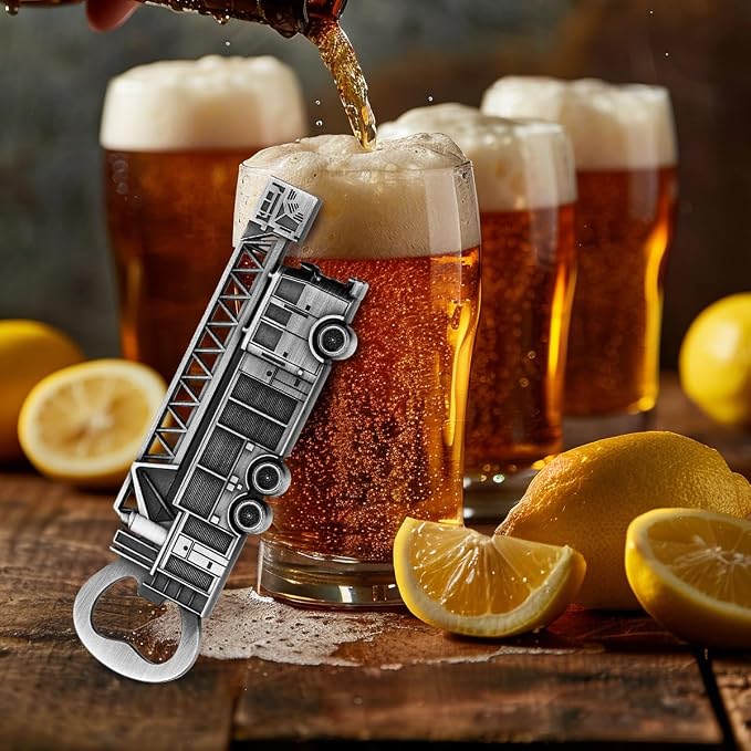 Fire Truck Bottle Opener – Firefighter Gifts - Image 2
