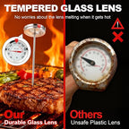 Instant Read Meat Thermometer 2'' Cooking Thermometer Kitchen Thermometer - Image 6