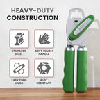 Zulay Kitchen Heavy Duty Stainless Steel Can Opener Manual - Image 3