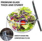 5 Quart Deep Big Glass Bowl - Image 4
