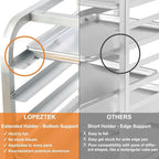 lopeztek 10-Tier Quarter & Half Sheet Pan Rack - Image 5