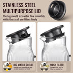 2 Liter/68 oz Square Glass Pitcher - Image 5