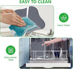 2Pcs Silicone Heat Resistant Mat & Splatter Shield, Foldable Silicone Mat and - Image 3