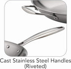 Tramontina Signature Tri-Ply Clad Stainless Steel 12-Inch Large Frying Pan - Image 3