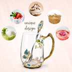 OEAGO Birthday Gifts for Women Mom Glass Coffee Enamels Mug Best Mothers Day - Image 6