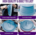 L.I.Q Silicone Splatter Guard – Fits 10 and 12 Inch Pots – Microwave Safe and - Image 4