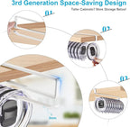 Tumbler Lid Organizer for Corner Cabinets, Space-Saving Cup Holder, Water - Image 5