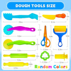 28Pcs Dough and Clay Play Tools Kit - Image 5