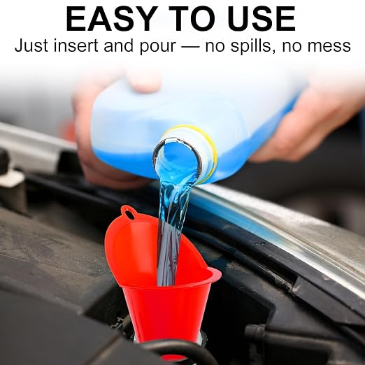 3-Pack Long-Neck Oil Funnels, Gas & Transmission Fluid - Image 6