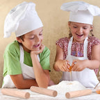 Patelai 20 Pieces Small Wooden Rolling Pin, Dumpling Dough Roller Wooden Mini - Image 2