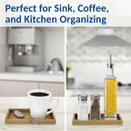 Spacewiser Countertop and Vanity Tray – Small 7.7" Silicone Soap Dispenser Trays - Image 7