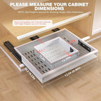 Seinloes 2 Pack Pull Out Cabinet Organizer - Image 5