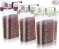 5-7Lbs Portable Cat Dog Food Storage Container by LEAWALK