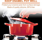 12pcs Dutch Oven Lid Protector Clips, Cookware Protectors Dutch Oven Pot Clips - Image 3