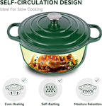 Miereirl 6 Quart Enameled Dutch Oven Pot - Image 4