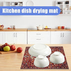 Boho Vintage Ethnic Dish Drying Mat - Image 6