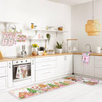 Fanfanwin 10 Pcs Winter Oven Mitts Pot Holders Kitchen Rug and Towel Set - Image 5