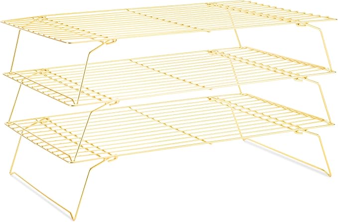 Cooling Rack for Baking 3 Tiers, Stainless Steel Baking Cooking Cooling Racks by Briout