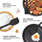Silicone Kitchen Cooking Utensils Set Kitchen Spatula Set - Image 3
