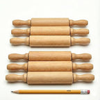 8-Inch Premium Kids Mini Rolling Pins Splinter-Free, Non-Stick Hardwood by SensationallyOT