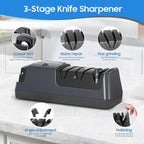 5-in-1 Electric Knife Sharpener - Image 4