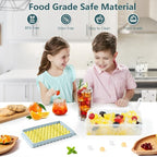 WIBIMEN Mini Ice Cube Trays, Small Tiny Round Pebble Crushed Nugget Ice Trays - Image 4