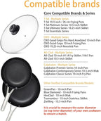 10 Inch Pan Lid 10" Tempered Glass Lid - Image 3