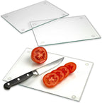 Tempered Glass Cutting Board Long Lasting Clear Glass Scratch, Shatter Resistant - Image 2