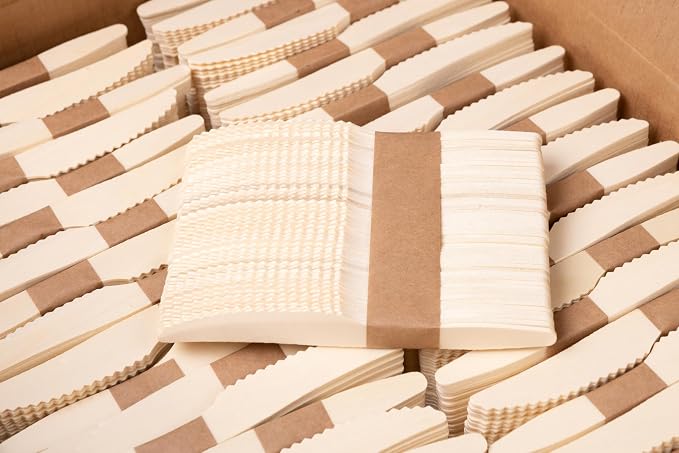Disposable Wooden Cutlery Set - Image 3