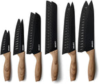 CAROTE 12PCS Knife Set, Stainless Steel Kitchen Knife Set by CAROTE