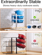 ORDORA Pots and Pans Organizer Rack - Image 5