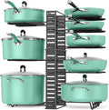 ORDORA Pots and Pans Organizer under Cabinet, 8 Tier Pot Organizers Rack by ORDORA