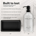 Glass Hand and Dish Soap Dispenser Set by Brighter Barns - Image 3
