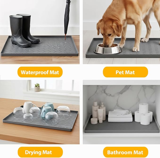 TigeJoy 40" x 19" Under Sink Mats - Image 7