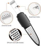 Pisol Zester, Lemon Citrus Orange Zester and Grater Tool, Cheese Grater & - Image 2