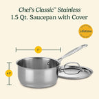 Cuisinart 1.5 Quart Sauce Pan - Image 6