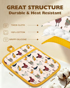 Slohif Silcone Chicken Pot Holders - Image 2