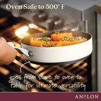 Anolon Achieve Hard Anodized Nonstick Cookware Pots and Pans Set, 9 Piece - Image 7
