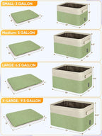 BALEINE 2 Pack Fabric Closet Storage Bins - Image 2