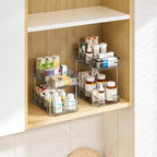 Delamu 2-Tier Under Sink Organizers and Storage, Pull Out Kitchen Pantry - Image 8