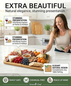 Greener Chef Luxury Bamboo Cutting Board Set of 3 - Image 7