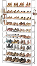 VTRIN 10 Tiers Shoe Rack Tall Large Capacity Wide Shoe Organizer Sturdy Shoe by VTRIN