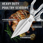 Dream Reach Heavy Duty Poultry Shears Kitchen Scissors Dishwasher Safe - Image 3