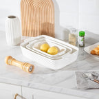 Sweejar Ceramic Baking Dish Set, Cake Baking Dish - Image 4