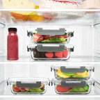 M MCIRCO 10-Pack, 22 Oz Glass Meal Prep Containers, Glass Food Storage - Image 6