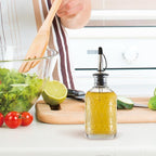 Retro Glass Syrup Dispenser Bottle 7oz, Oil and Vinegar Cruet - Image 7