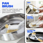 Holikme 6 Pack Dish Brush Set - Image 3