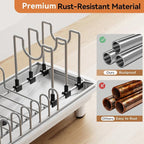 Laveshop Small Dish Drying Rack, Compact Dish Drainer - Image 4